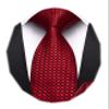 Barry.Wang Ties for Boys 47.2" Self-Necktie Kids and Pocket Square Set Teenager Uniform Graduation Performance Age 6-15 view 1