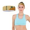 LMNGH Sweatbands Sports Headband for Men Women Hairband Poppy Buds Wristbands Cotton Terry Cloth view 3