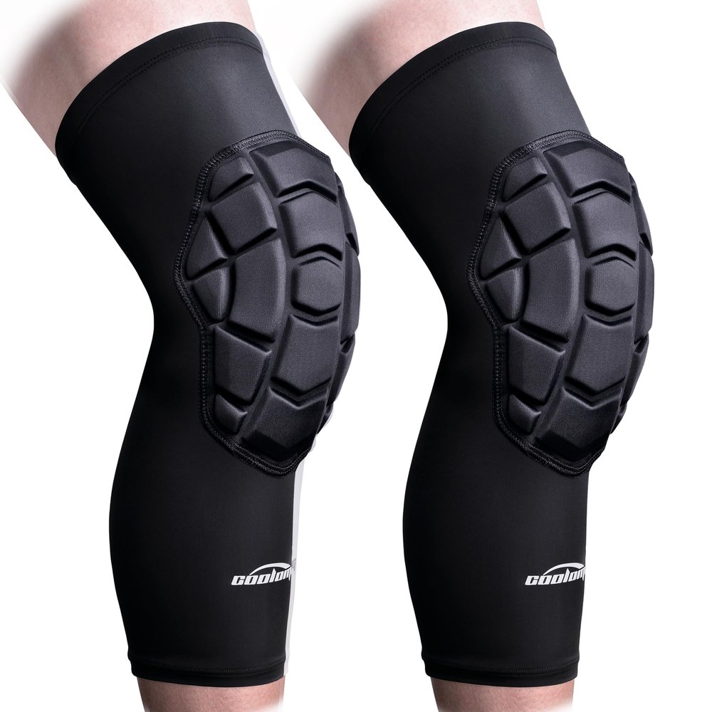 COOLOMG Football Knee Pads Wrestling Basketball Volleyball Youth Kids Adult