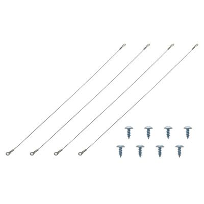 Zangc 16 Inch Heavy Duty Stainless Steel Cooler Cover Tape Replacement for Igloo Cooler Fittings and Cooler Hinge Replacement Parts with Mounting Screws 4 Sets