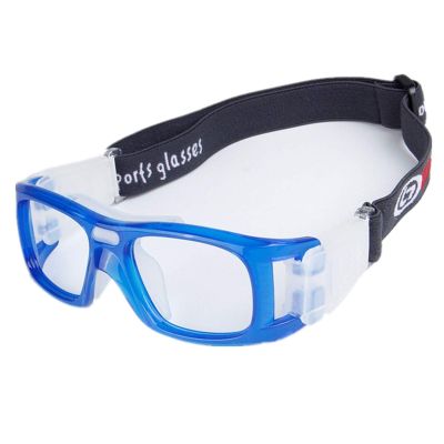 WIVKS Sports Basketball Goggles, Anti Fog Dribbling Soccer Safety Protective Eyewear for Adult Youth Racketball Hockey Golf (Blue)