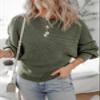 Dokotoo Sweaters for Women 2024 Fall Lightweight Oversized Teacher Outfits Off The Shoulder Sweater Winter Batwing Tops Clothes for Womens Trendy Ladies Sexy Winter Fall Fashion Jungle Green view 2