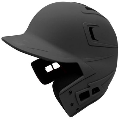 Epic Men's Black Baseball Batting Helmet, One-Tone Matte Finish & Senior Senior
