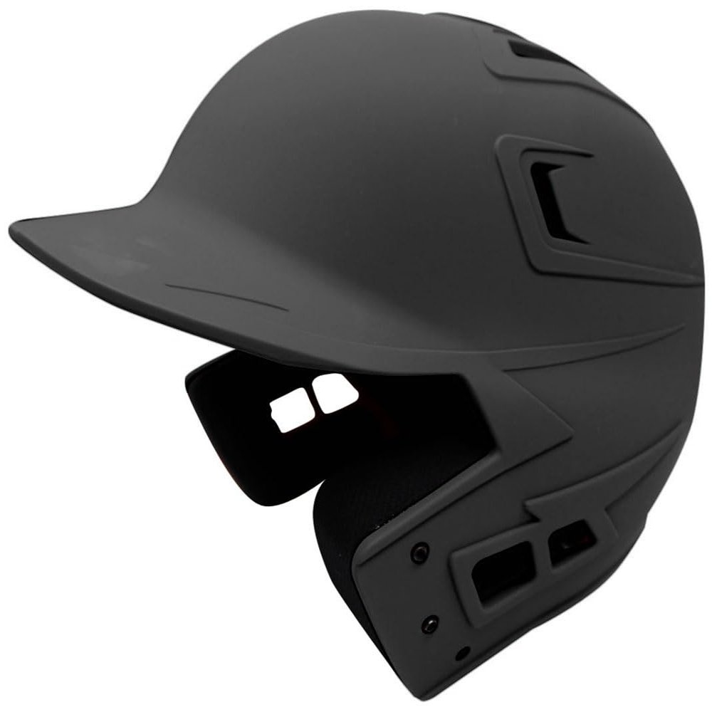 Epic Men's Black Baseball Batting Helmet, One-Tone Matte Finish & Senior Senior