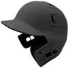 Epic Men's Black Baseball Batting Helmet, One-Tone Matte Finish & Senior Senior view 1