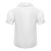 FEESHOW Girls Kids Short Sleeve Button Down Shirts Blouse with Bowknot School Uniform Tops Type A 7-8 Years view 2