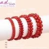 AD Beads Handmade Gemstone Stretch Elastic Bracelet Crystal Healing Reiki Nature's Beauty and Spiritual Essence Unisex (6mm, Carnelian (Life Enjoyment)) view 2