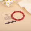 AD Beads Handmade Gemstone Stretch Elastic Bracelet Crystal Healing Reiki Nature's Beauty and Spiritual Essence Unisex (6mm, Carnelian (Life Enjoyment)) view 3