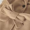 AIMAOMI Toddler Kids Baby Girls Boys Solid Wool Coat Jacket Outerwear Zipper Warm Thick Windproof Winter Jacket (Khaki, 2-3 Years) view 4