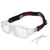 WIVKS Sport Basketball Goggles, Anti-Fog Soccer Dribbling Racketball Tennis Protective Safety Eyewear Glasses for Adult Youth (Transparency White) view 1