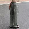 Vintage Jeans for Women Y2K Baggy Jeans High Waist Boyfriend Pants Wide Leg Denim Pants Hiphop Streetwear Teen Girls view 4