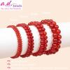 AD Beads Handmade Gemstone Stretch Elastic Bracelet Crystal Healing Reiki Nature's Beauty and Spiritual Essence Unisex (8mm, Carnelian (Life Enjoyment)) view 2