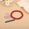 AD Beads Handmade Gemstone Stretch Elastic Bracelet Crystal Healing Reiki Nature's Beauty and Spiritual Essence Unisex (8mm, Carnelian (Life Enjoyment)) view 3