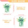 iDIY Personalized Stanl-y Name Plate - Stanl-y Cup Accessories for Daughters, Granddaughters, Nieces, and Girls Stanl-y Name Plate 40oz Dragonfly shape view 2