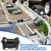 Spool Stationary Keel Roller | Galvanized Steel Boat Trailer Rollers with Brackets,Fixed Coil Keel Roller,Keel Roller Assembly Kit for 2-3 Inches Trailer Tongue Frame view 3