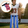 POPETPOP 2pcs Adjustable Football Flag Belts Moveable Flags Reusable Outdoor Sports Waist for Youth and Adults for Non- Games and Training Activities view 2