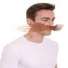 BC GOODS BY Men's Mechanical Genius Headwear with Curly Mustache Flame-Retardant Synthetic Fiber, Brown view 4