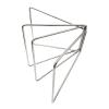 Aymzbd Foldable Cooling Stand Fridge Ice Box Holder Folding Ice Box Holder Sturdy Camping Furniture Suitcase Rack for Cooking Picnic, Silver view 2