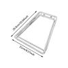 Aymzbd Foldable Cooling Stand Fridge Ice Box Holder Folding Ice Box Holder Sturdy Camping Furniture Suitcase Rack for Cooking Picnic, Silver view 4