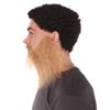 BC GOODS BY Adult Men's Extended Synthetic Beard for Costume Play, Flame-Retardant Synthetic Fiber, Mix Brown view 3