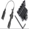 QIRUIMY M600C 600 Lumens Tactical Flashlight + 45 Degree Offset Mount, 4 Slots Offset Picatinny Rail Mount view 1