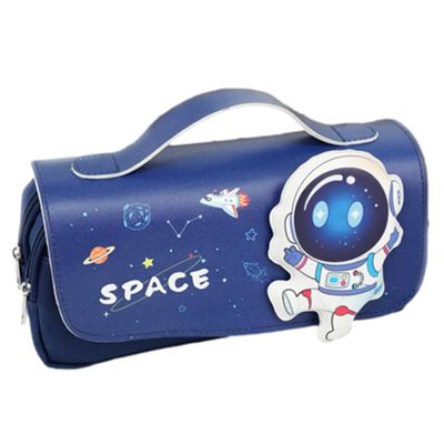 NineFit Basics Space-Themed Pencil Case, Astronaut, 21.5 * 10 * 12cm