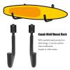Kayak Wall Mount Rack Space Saving Easy Installation Sturdy Kayak Heavy Duty Steel Wall Hangers Surfboard Holder Wall Mount Bracket for Both Indoor and Outdoor Storage view 2