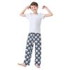 ALAZA Baseball Navy Blue Pajama Pants Long Sleep Pant Pajama Bottoms Elastic Waist with Pockets 13-14 Years view 2