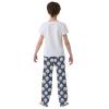 ALAZA Baseball Navy Blue Pajama Pants Long Sleep Pant Pajama Bottoms Elastic Waist with Pockets 13-14 Years view 3