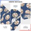 ALAZA Baseball Navy Blue Pajama Pants Long Sleep Pant Pajama Bottoms Elastic Waist with Pockets 13-14 Years view 4