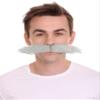 BC GOODS BY Men's Mechanical Genius Headwear with Curly Mustache Flame-Retardant Synthetic Fiber, Grey