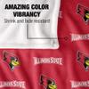 LOGOVISION Illinois State University Blanket, 36x58 Logo Pattern SilkyTouchBlanket view 4