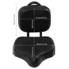 Bike Saddle with Backrest,Adjustable Bike Back Cushion with Large Knob,0-4.72in Adjustment Range,Soft Back Rest PU Cushion Replacement Seat for Bicycles, Tricycles,Black, Grey view 4