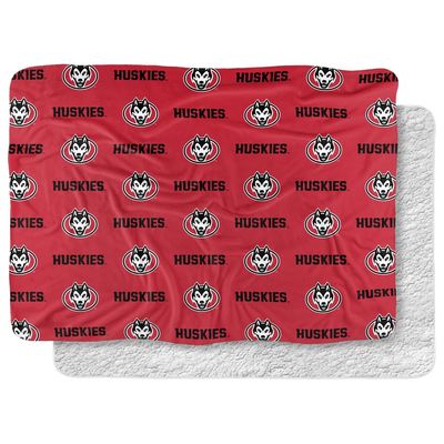 LOGOVISION St Cloud State University Blanket, 60x80 Logo Pattern SilkyTouchSherpaBlanket