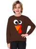 Remimi Turkey Sweatshirt For Kids Long Sleeve Thanksgiving Shirts Boys Turkeys Printed Thankful Pullover Shirts 11-12 Years view 2