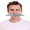 BC GOODS BY Men's Mechanical Genius Headwear with Curly Mustache Flame-Retardant Synthetic Fiber, Dark Grey view 1