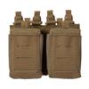 5.11 Tactical Flex Double AR Mag Pouch 2.0 - Versatile Flex-HT Mounting Holster, Concealed Retention, Waterproof Straps, Kangaroo, 1 SZ, Style 56754ABR view 2