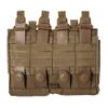 5.11 Tactical Flex Double AR Mag Pouch 2.0 - Versatile Flex-HT Mounting Holster, Concealed Retention, Waterproof Straps, Kangaroo, 1 SZ, Style 56754ABR view 3