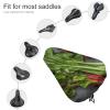 A Big Bunch of Beets Bike Seat Cover Waterproof Bicycle Seat Cover with Drawstring Adjustable Bike Seat Cushion Extra Soft Bike Cushion Seat Protector for Rainproof Dustproof view 3