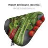 A Big Bunch of Beets Bike Seat Cover Waterproof Bicycle Seat Cover with Drawstring Adjustable Bike Seat Cushion Extra Soft Bike Cushion Seat Protector for Rainproof Dustproof view 4
