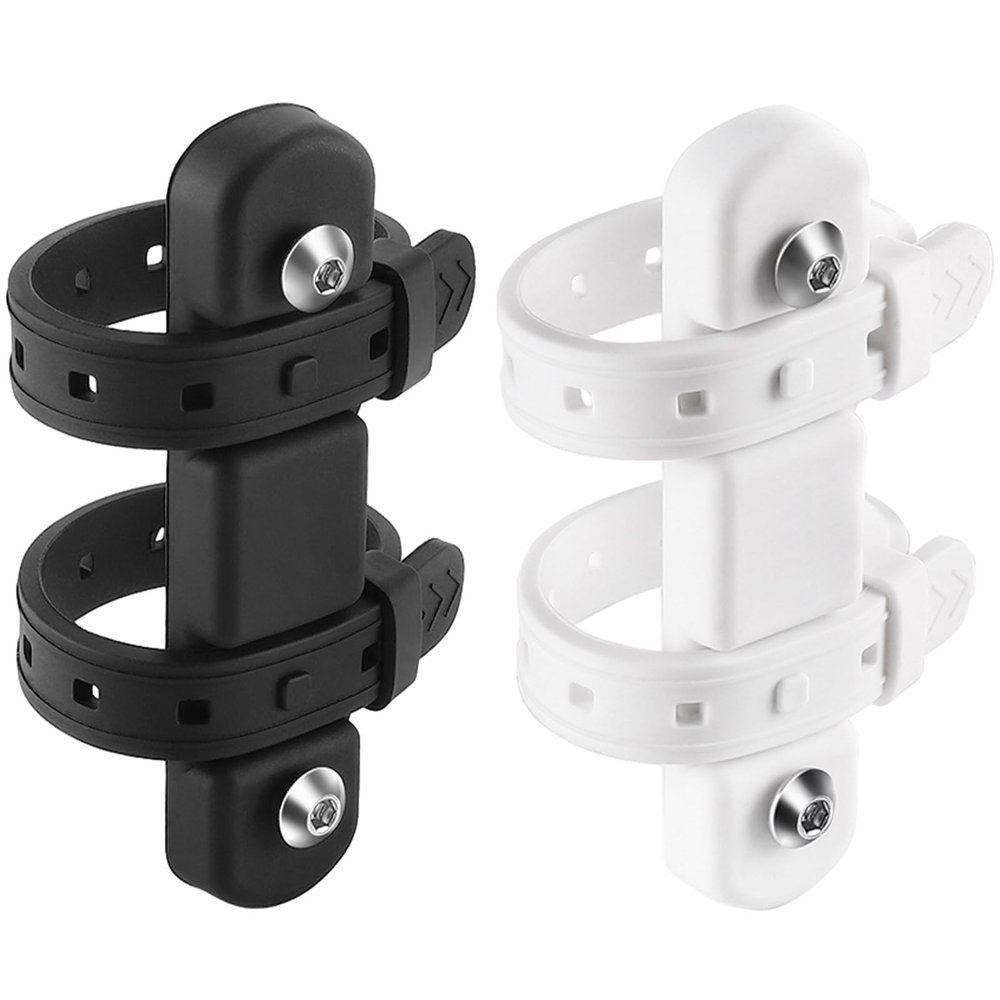 Bicycle Drink HolderSoft Silicone Bike Cup Mounting Base - Adjustable Mountain Bike Water Bottle Holder Strap for Road Trip - Bicycle Water Bottle Holder