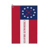 ASEDFGT Flag of The Cherokee Braves Golf Towel 16 x 24 Inch Golf Towels for Golf Bags Polyester Golf Towel with Carabiner Clip Men and Women Golf Accessories view 1
