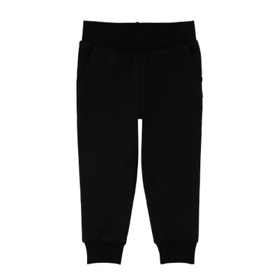 Little Sleepies Joggers for Boys & Girls, Soft Toddler Sweatpants, Baby Boys Pants, Elastic Waistband (Size 3T, Black)