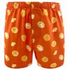 ROCK ATOLL Men's Fun Beagle Dog Shark Raccoon Pig Bison Print Boxer Shorts S-XXL (Medium, Orange Waffle Print) view 1