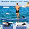 GYMAX Paddle Board, 9.8/10/11 x 6 Inflatable Stand Up Paddle Board with SUP Accessories, Removable Fin, Paddle & Carry Bag, Blow Up Paddle Boards Standing Boat for Adults Youth (Seaweed, 10FT) view 4