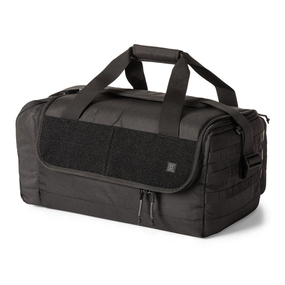 5.11 Tactical Range Ready Trainer Bag, Molle Duffle Pack with Shoulder Strap for Secure EDC Training, Storage & Competition, Style 56567ABR, Black