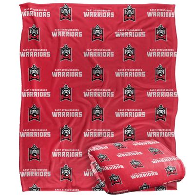 LOGOVISION East Stroudsburg University of Pennsylvania Blanket, 60x80 Logo Pattern SilkyTouchBlanket