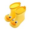 Toddler Kids Cartoon Duck Character Rain Shoes Rain Shoes Boys and Girls Water Shoes Baby Rain Boots (E, 6 Infant) view 1