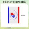 ASEDFGT Flag of Fort Lauderdale, Florida Golf Towel 16 x 24 Inch Golf Towels for Golf Bags Polyester Golf Towel with Carabiner Clip Men and Women Golf Accessories view 4