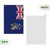 ASEDFGT Flag of South Georgia and The South Sandwich Islands Golf Towel 16 x 24 Inch Golf Towels for Golf Bags Polyester Golf Towel with Carabiner Clip Men and Women Golf Accessories view 2